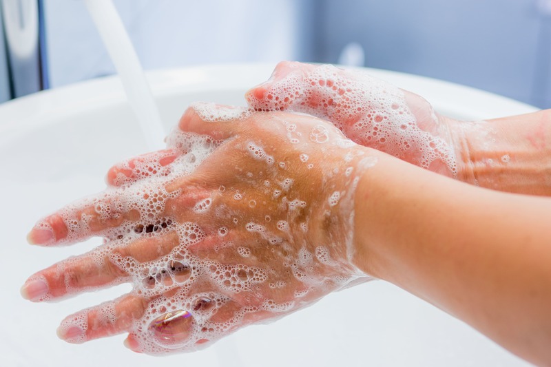 Salmonellosi lavarsi le mani
