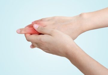 dito insaccato, indice dolorante